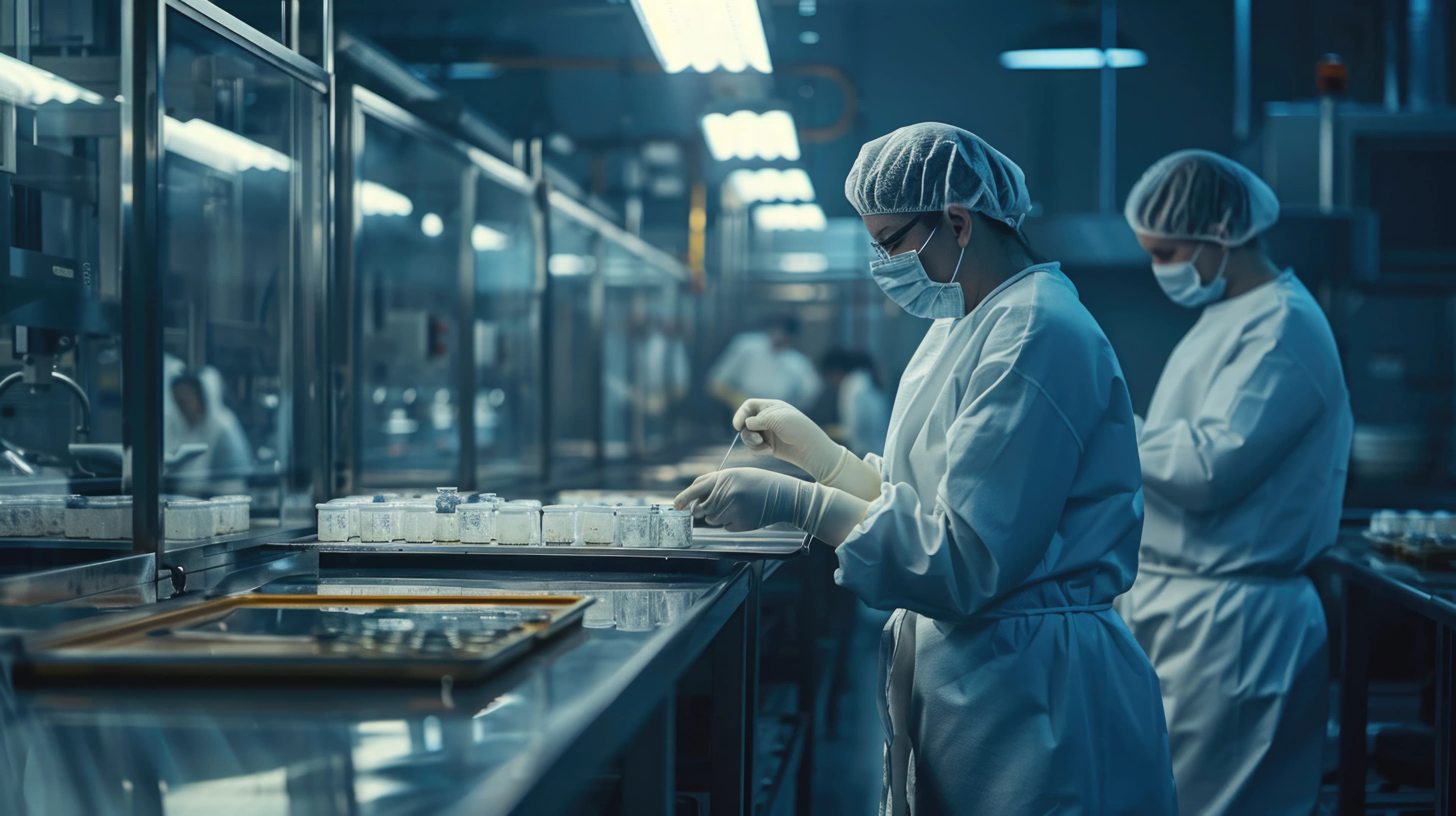 two-people-working-together-factory-setting two-people-working-together-factory-setting